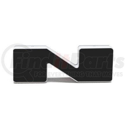 3141-N-001 by ORACLE LIGHTING - LED Letter Badges - Matte Black "N", White LED, 12V DC, 3.75 x 1.4 in.