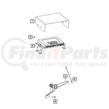 68354198AQ by MOPAR - Air Suspension Control Module - For 2019-2022 Ram