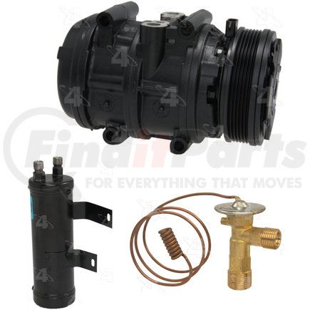 TSR0257 by FOUR SEASONS - A/C Compressor and Component Kit - Remanufactured, Prefilled with OE-Specified Oil