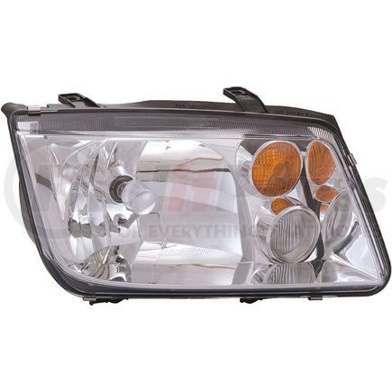 VW088-A011L by EAGLE EYE - Headlight - Assembly, LH, Chrome Housing, Clear Lens