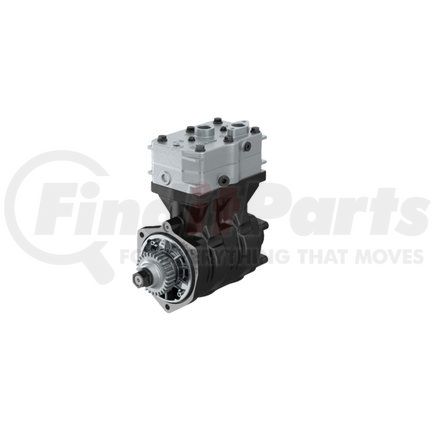 4124420000 by WABCO - Air Compressor - Twin-Cylinder, Flange Mounted