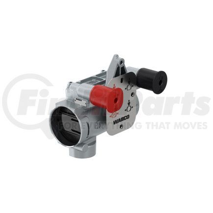 9710029000 by WABCO - Air Brake Parking and Emergency Release Combination Valve - Black/Red