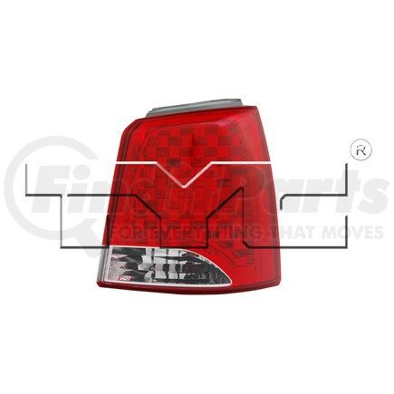 11-11705-00-9 by TYC - CAPA Certified Tail Light Assembly