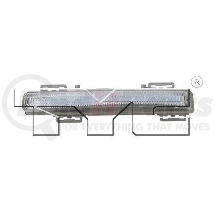 12-5300-00-9 by TYC -  CAPA Certified Daytime Running Light Assembly
