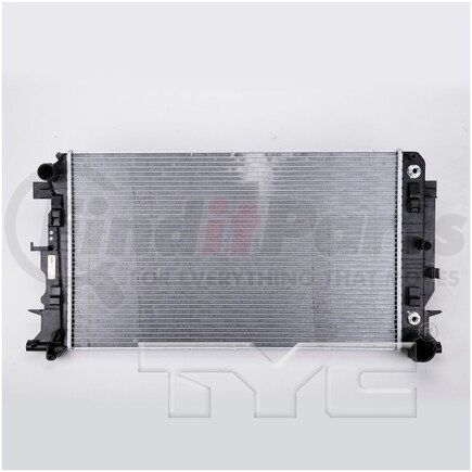 13318 by TYC - Radiator Assembly - 1 Row, Aluminum, Crossflow, 16.06x26.77 in. Core, Plate Oil Cooler