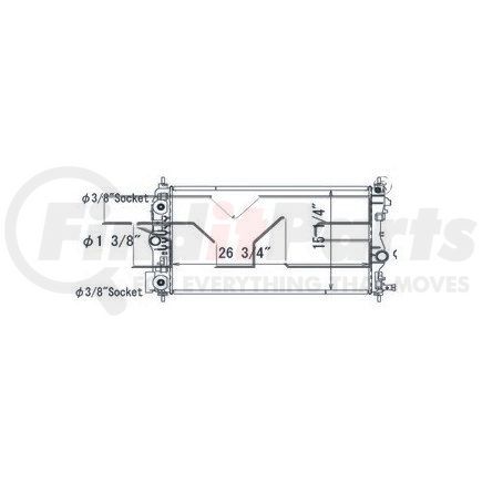 13471 by TYC -  Radiator Assembly