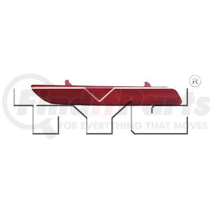 17-5318-00-9 by TYC -  CAPA Certified Reflector Assembly