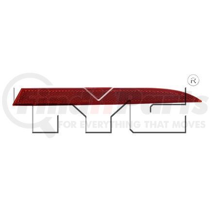 17-5373-00-9 by TYC -  CAPA Certified Reflector Assembly