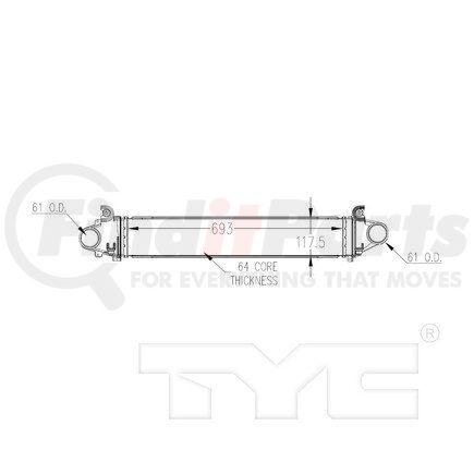 18089 by TYC -  Intercooler