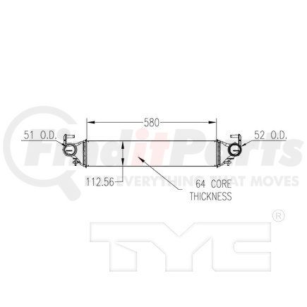 18091 by TYC -  Intercooler