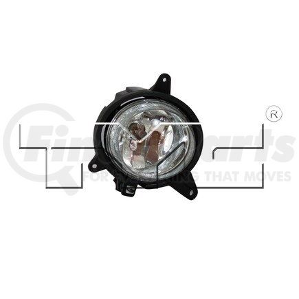 19-5885-00 by TYC -  Fog Light Assembly