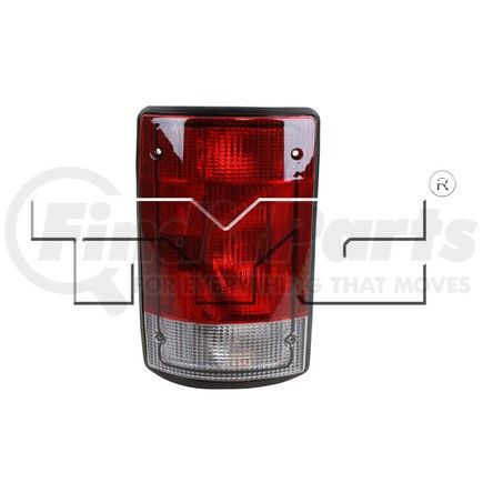 TYC 11-5008-80-9 Tail Light Assembly CAPA Certified Tail Light Assembly