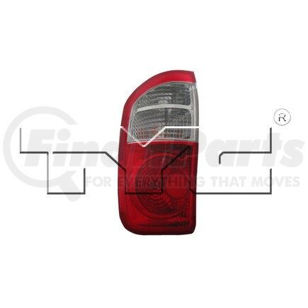 11-6038-00 by TYC -  Tail Light Assembly