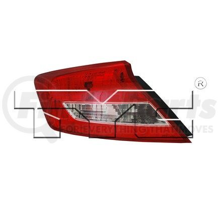 11-6376-00-9 by TYC -  CAPA Certified Tail Light Assembly