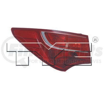11-6538-00-9 by TYC -  CAPA Certified Tail Light Assembly