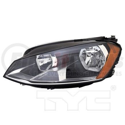 20970000 by TYC - Headlight Assembly - Left, Halogen Bulbs, Clear Lens, Complete Assembly, SAE/DOT Compliant