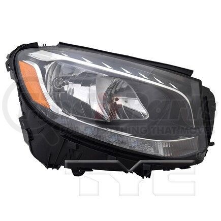 20-9971-00 by TYC - Right-Side Headlight Assembly - Halogen H7, LED, Plastic Lens, Complete Assembly