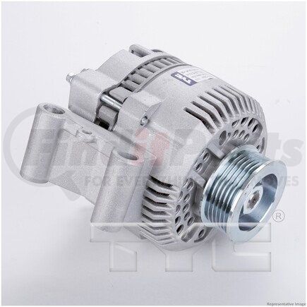 2-11496 by TYC - Alternator - 215A, Internal Regulator, Serpentine Pulley, CW Rotation, 8 Grooves