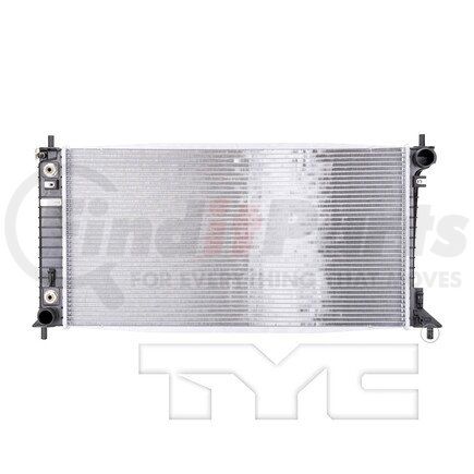 2819 by TYC - Radiator Assembly - Hvy Duty Cooling, Aluminum, Crossflow, 1 Row, 1.42 in. Core Thickness