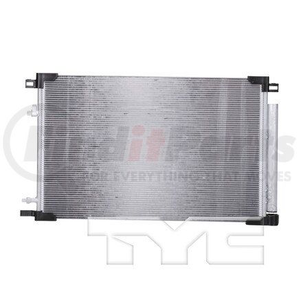 30085 by TYC - A/C Condenser - Parallel Flow, 28.6" x 0.47" x 18.1", with Receiver/Dryer, Block Fittings