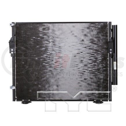 3598 by TYC - A/C Condenser - Parallel Flow, Built-in Dryer, 20.87 in. Height, 25.98 in. Length, Block Fittings