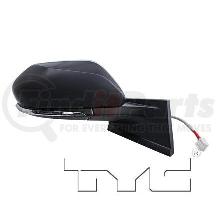 5400241 by TYC -  Door Mirror