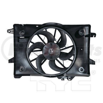 TYC 620260 Dual Radiator and Condenser Fan Assembly Cooling Fan Assembly