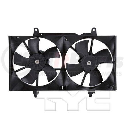 TYC 620420 Dual Radiator and Condenser Fan Assembly Cooling Fan Assembly