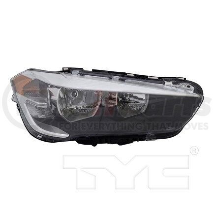 20-16571-00 by TYC - Headlight Assembly - Right, Halogen H7, LED, Plastic Lens, Complete Assembly