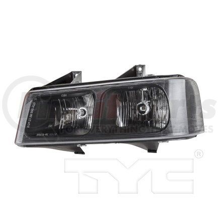 20-6582-00 by TYC - Headlight Assembly - Halogen, Composite, Plastic, Clear Lens, Left, SAE/DOT Compliant