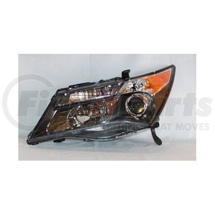 20-6846-01 by TYC - Headlight Assembly - LH, HID, Clear Lens, Includes Adjuster, Plastic Housing, SAE/DOT Compliant