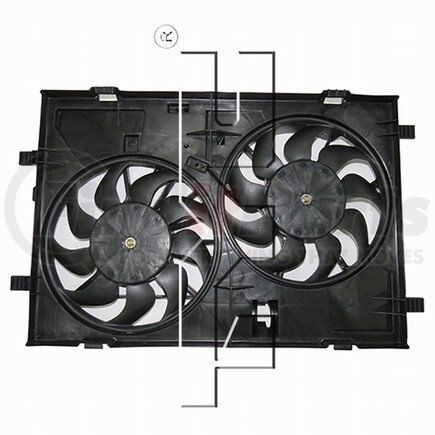 623030 by TYC -  Cooling Fan Assembly