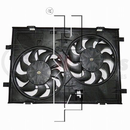 623030 by TYC - Cooling Fan Assembly