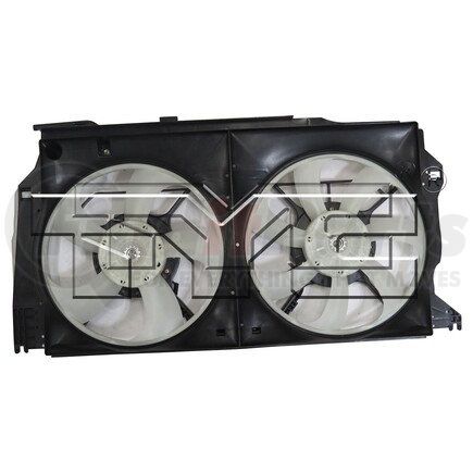 TYC 623370 Dual Radiator and Condenser Fan Assembly Cooling Fan Assembly