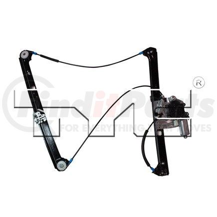 TYC 660196 Window Motor and Regulator Assembly Power Window Motor and Regulator Assembly