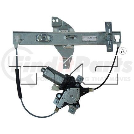 660221 by TYC -  Power Window Motor and Regulator Assembly