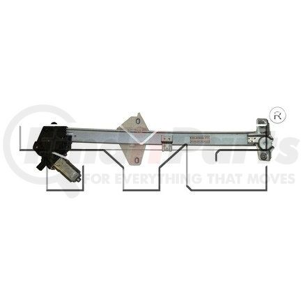 660304 by TYC -  Power Window Motor and Regulator Assembly