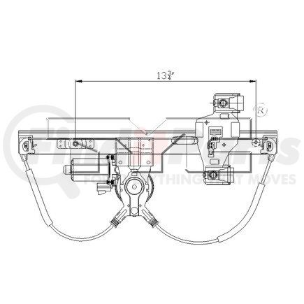 660509 by TYC -  Power Window Motor and Regulator Assembly