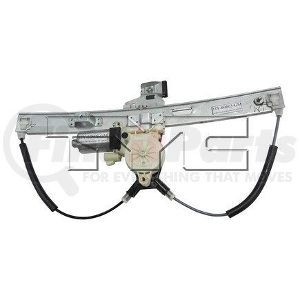 TYC 660510 Window Motor and Regulator Assembly Power Window Motor and Regulator Assembly