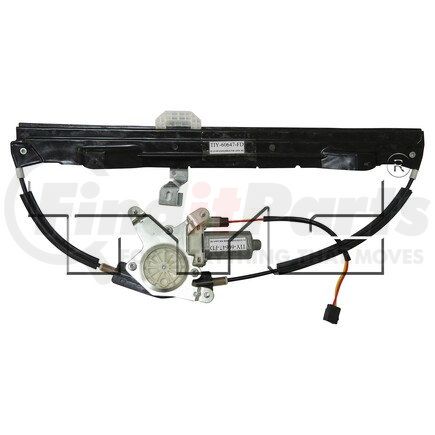 660536 by TYC -  Power Window Motor and Regulator Assembly