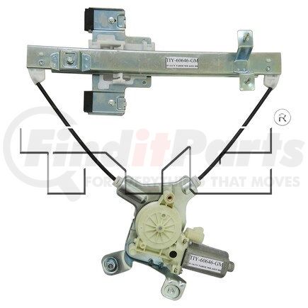 660533 by TYC -  Power Window Motor and Regulator Assembly