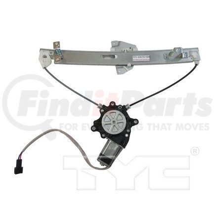 TYC 660567 Window Motor and Regulator Assembly Power Window Motor and Regulator Assembly