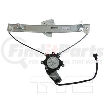 TYC 660568 Window Motor and Regulator Assembly Power Window Motor and Regulator Assembly