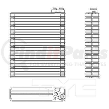 97148 by TYC -  A/C Evaporator Core