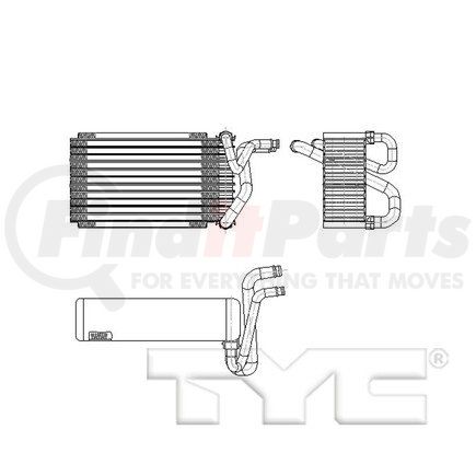 97178 by TYC -  A/C Evaporator Core