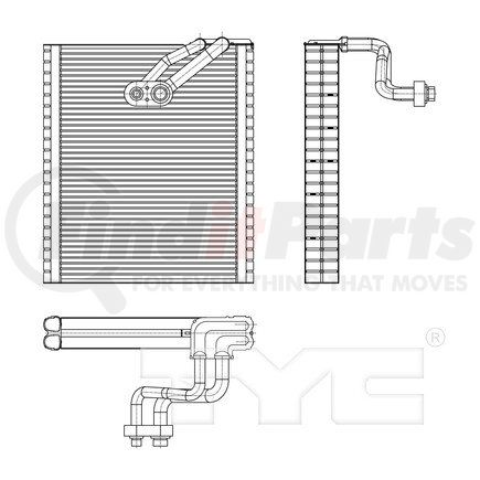 97191 by TYC -  A/C Evaporator Core