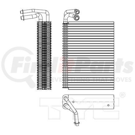 97192 by TYC -  A/C Evaporator Core