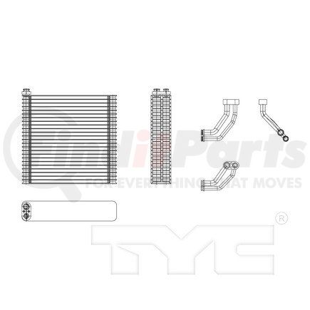 97200 by TYC -  A/C Evaporator Core