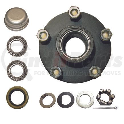 11-545-100 by POWER10 PARTS - Idler Hub Kit for 2000 lb Trailer Axle Non-Lubed Spindle, 5-Lug