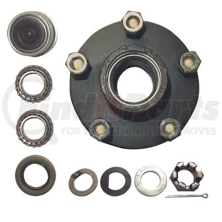 11-545-161 by POWER10 PARTS - Idler Hub Kit (Standard Flange) for 2500 lb Trailer Axle Lubed Spindle, 5-Lug